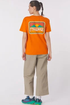 T-Shirt Golden Hour Recycled Cotton Oversized T-Shirt-Passenger Clothing ltd Hot