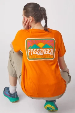 T-Shirt Golden Hour Recycled Cotton Oversized T-Shirt-Passenger Clothing ltd Hot
