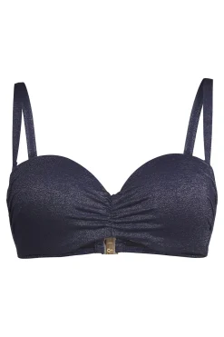 Outlet Pastunette Bikini Top Bandeau Dark Blue