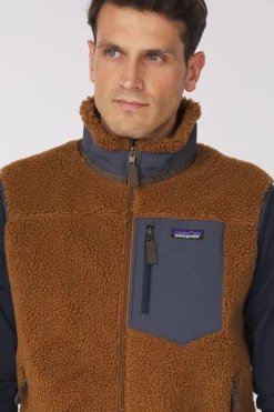 Online Patagonia Bodywarmer Classic Retro-X Vest Shelter Brown