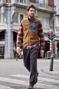 Online Patagonia Bodywarmer Classic Retro-X Vest Shelter Brown