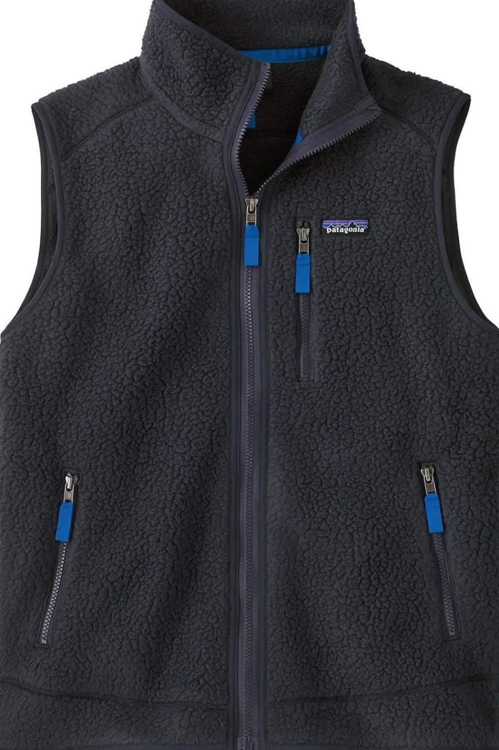 Clearance Patagonia Bodywarmer Retro Pile Vest Pitch Blue W/Endless Blue