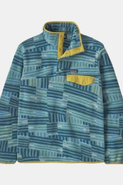 Online Patagonia Fleece Lw Synch Snap-T P/O Quilty Fitz: Wetland Blue