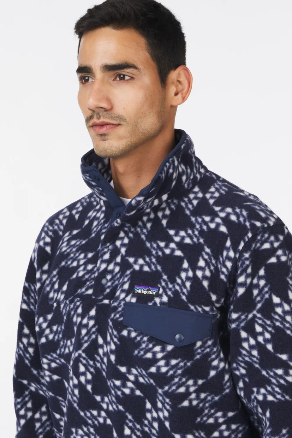 Online Patagonia Fleece Lw Synch Snap-T P/O Synched Flight: New Navy