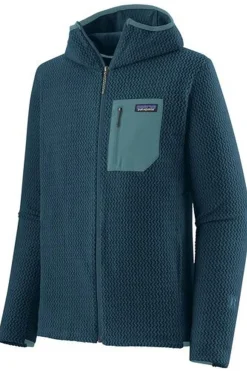 Discount Patagonia Fleece R1 Air Full-Zip Hoodie Tidal Teal