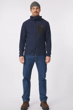 New Patagonia Fleece R1 Air Full-Zip Hoodie New Navy