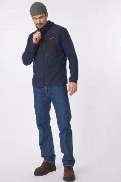 New Patagonia Fleece R1 Air Full-Zip Hoodie New Navy
