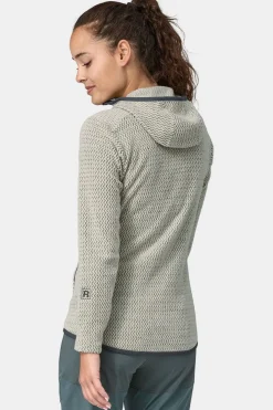 New Patagonia Fleece R1 Air Full-Zip Hoodie Wool White