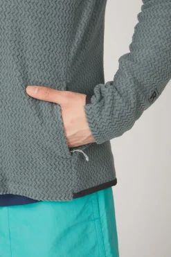 New Patagonia Fleece R1 Air Full-Zip Hoodie Nouveau Green