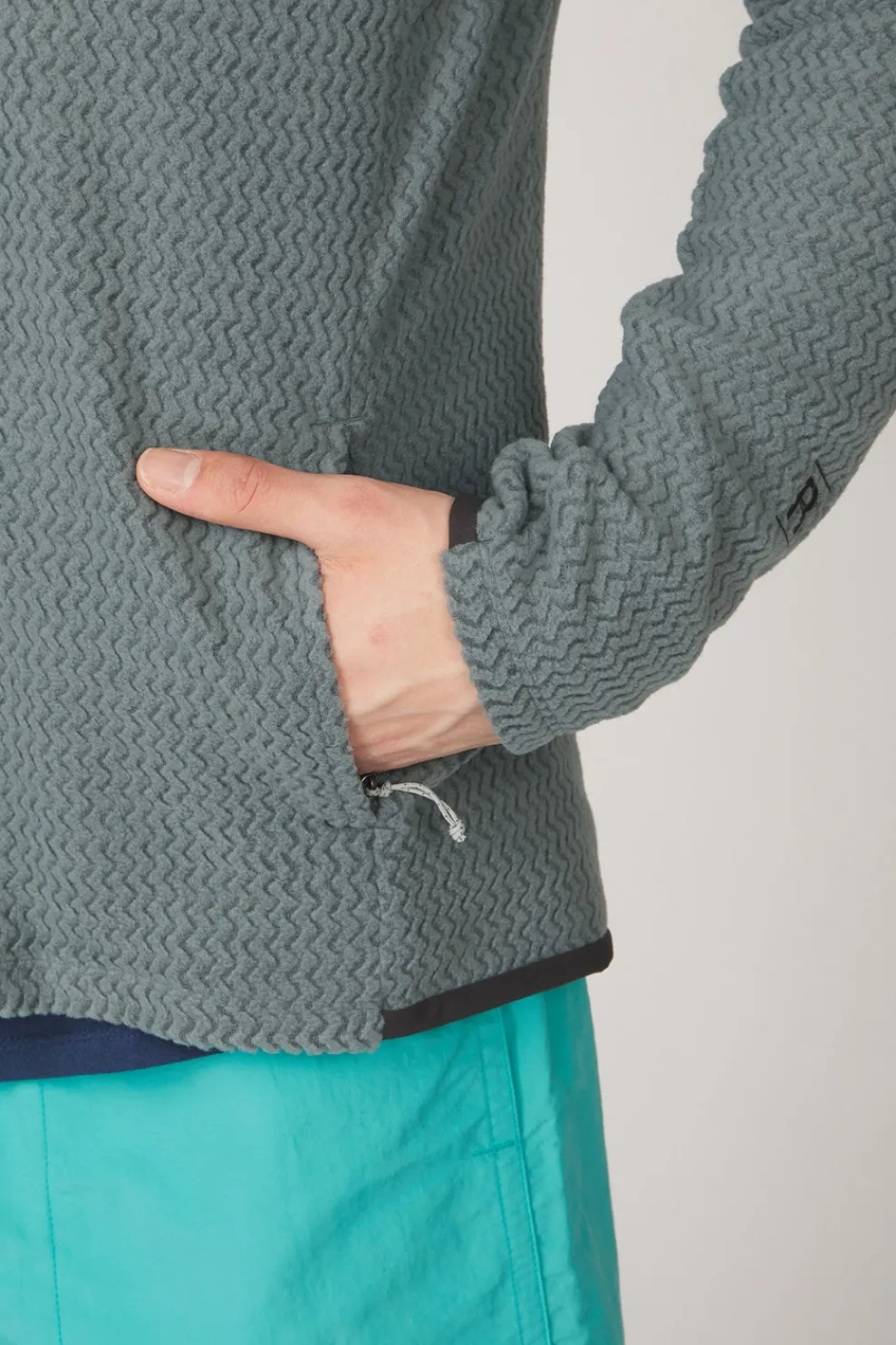 New Patagonia Fleece R1 Air Full-Zip Hoodie Nouveau Green