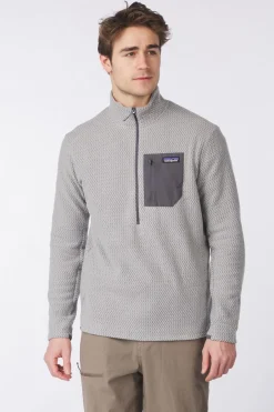 Hot Patagonia Fleece R1 Air Zip Neck Forever Grey