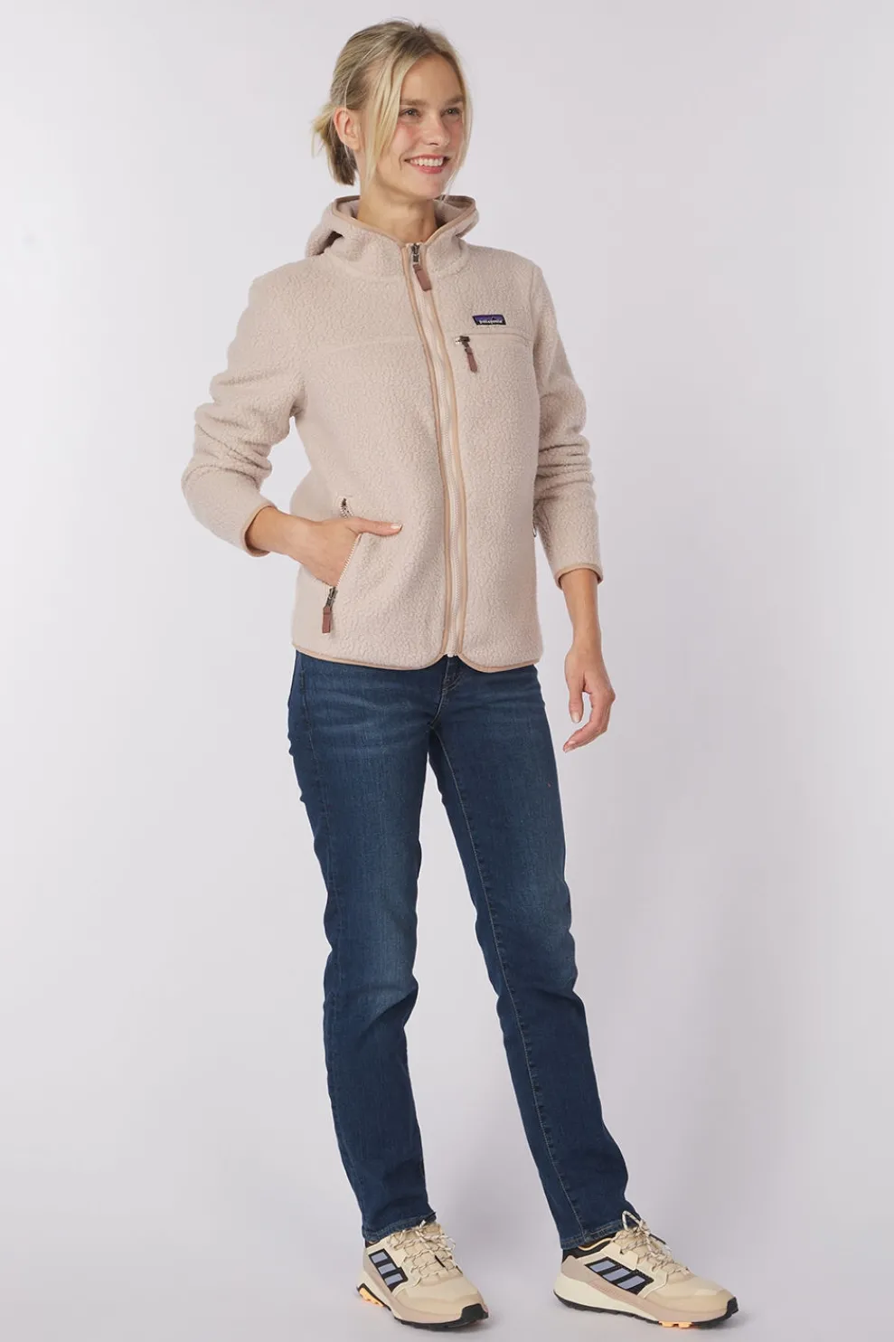 Online Patagonia Fleece Retro Pile Hoodie Shroom Taupe