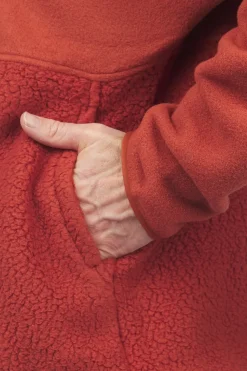 Outlet Patagonia Fleece Retro Pile 1/2 Snap P/O Burnished Red