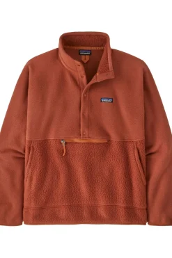 Outlet Patagonia Fleece Retro Pile 1/2 Snap P/O Burnished Red