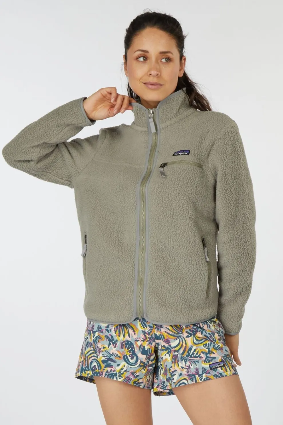 Discount Patagonia Fleece Retro Pile River Rock Green