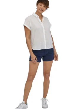 Fashion Patagonia Hemd Lightweight A/C Ss Shirt white