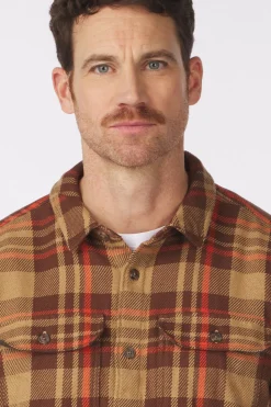 Best Patagonia Hemd M'S Fjord Loft Shirt Forested: Nest Brown