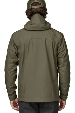 New Patagonia Regenjas M'S Boulder Fork Rain Basin Green