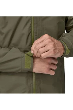 New Patagonia Regenjas M'S Boulder Fork Rain Basin Green