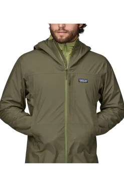 New Patagonia Regenjas M'S Boulder Fork Rain Basin Green