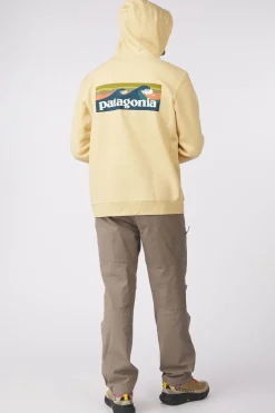 Clearance Patagonia Trui Boardshort Logo Uprisal Hoodie Beeswax Tan