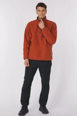 New Patagonia Trui Synch Snap-T P/O Burnished Red