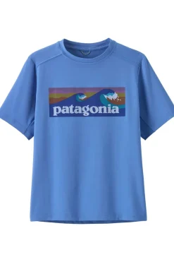 Clearance Patagonia T-Shirt K'S Cap Sw T-Shirt Boardshort Logo: Abundant Blue