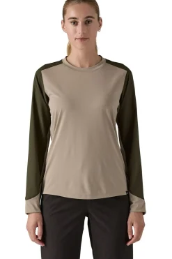 Fashion Patagonia T-Shirt W'S L/S Dirt Craft Jersey Seabird Grey