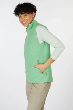 Clearance Peak Performance Bodywarmer W Pile Vest Peppermint