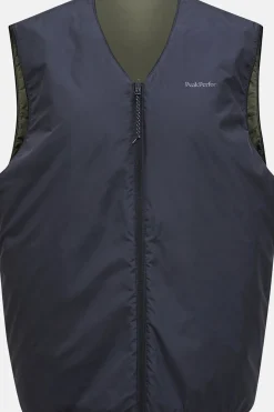 Sale Peak Performance Bodywarmer Insulated Reversable Vest Pine Needle/Black