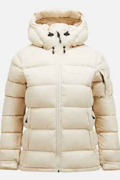 Online Peak Performance Donsjas W Frost Down Jacket Sand Fog