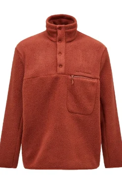 Hot Peak Performance Fleece M Fleece Snap T-Neck Spiced