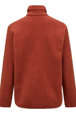 Hot Peak Performance Fleece M Fleece Snap T-Neck Spiced