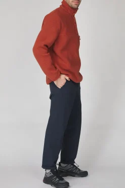 Hot Peak Performance Fleece M Fleece Snap T-Neck Spiced