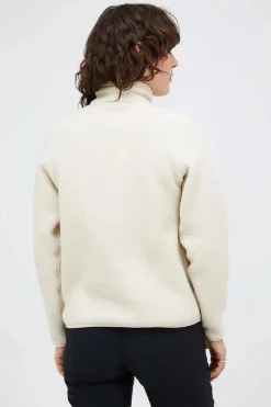 Fashion Peak Performance Fleece W Fleece Snap Cardigan Sand Fog