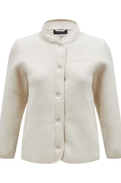 Fashion Peak Performance Fleece W Fleece Snap Cardigan Sand Fog