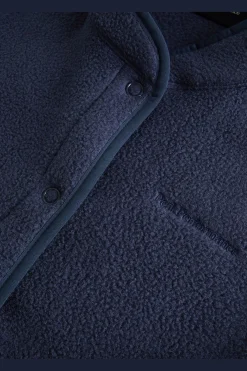 Online Peak Performance Fleece W Fleece Snap Cardigan Blue Shadow