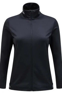 Fashion Peak Performance Fleece W Rider Tech Zip Jacket Black