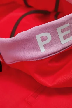 Online Peak Performance Fleece W Rider Zip Hood Brilliant Red/Morning Dew/