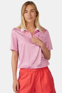 Hot Peak Performance Polo W Graphic Ss Zip Polo Morning Dew