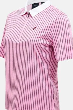 Hot Peak Performance Polo W Graphic Ss Zip Polo Morning Dew