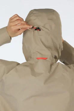 Clearance Peak Performance Regenjas W Treeline Shell Parka Avid Beige