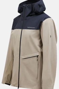 Best Peak Performance Regenjas M Commuter Hipe Jacket Avid Beige/Black