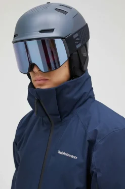 Outlet Peak Performance Ski-Jas M Maroon Jacket Blue Shadow