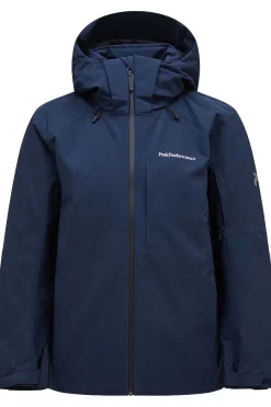 Outlet Peak Performance Ski-Jas M Maroon Jacket Blue Shadow