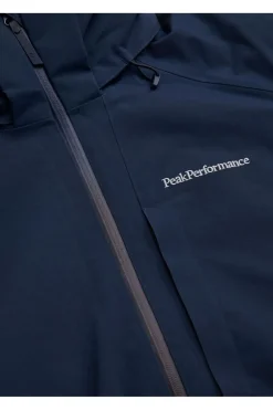 Outlet Peak Performance Ski-Jas M Maroon Jacket Blue Shadow