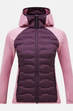 Fashion Peak Performance Ski-Jas W Argon Hybrid Hood Mystic Purple/Bitter Root