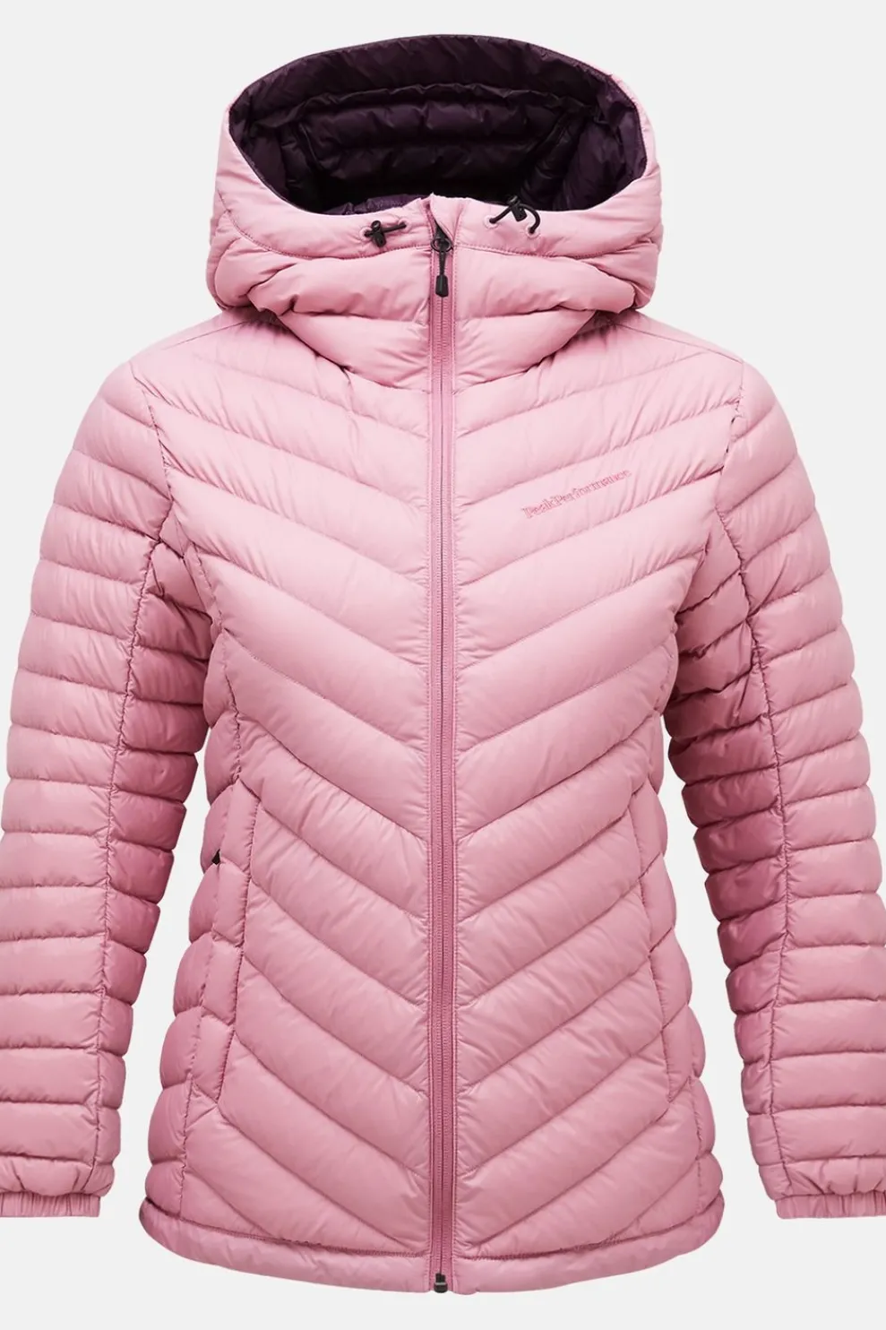Sale Peak Performance Ski-Jas W Frost Down Hood Jacket Bitter Root/Mystic Purple