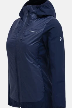 Clearance Peak Performance Ski-Jas W Radiance Hybrid Hood Blue Shadow