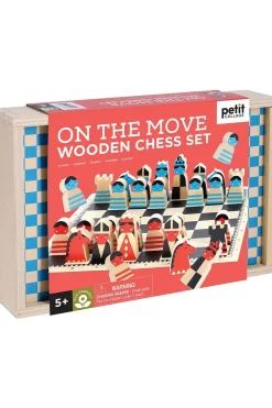 Speelgoed On The Move Wooden Chess Set-Petit Collage Fashion
